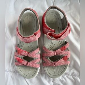 Ryka Women Pink and Gray Sandals